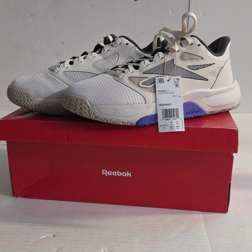 Reebok Engine LT Luxe Grey/white/purple 100246827 Men's USm11/w12.5 NEW with box
